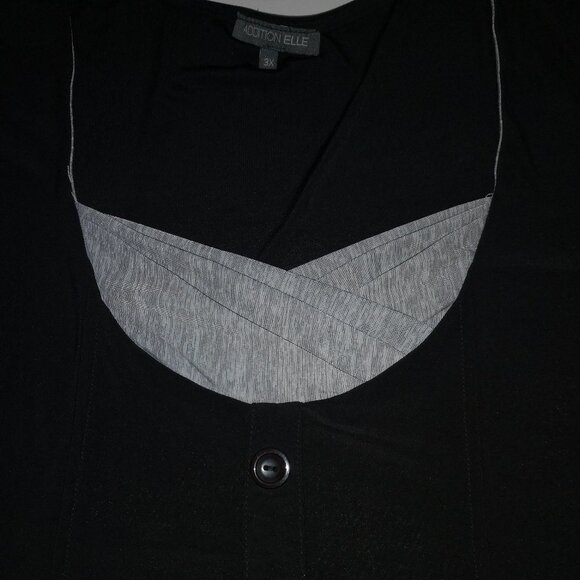 Addition Elle Ladies Short Sleeves Fooler Top/Tunic - Picture 4 of 6